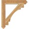 Ekena Millwork Merced Arts & Crafts Rough Sawn Bracket, Western Red Cedar, 6"W x 40"D x 44"H BKT06X40X44MRC03RWR - alternate 4